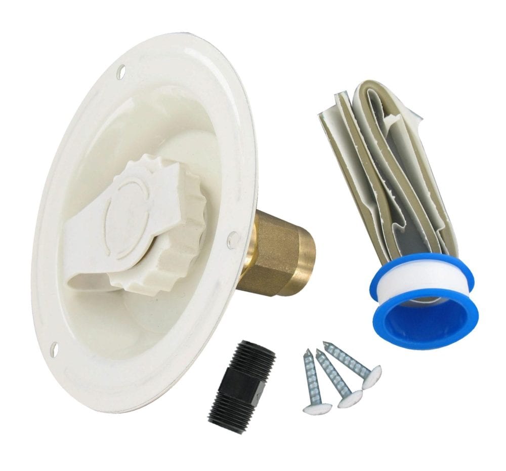Water Inlet, Recessed Flange, FPT, Lead-Free, Colonial White, Carded ...