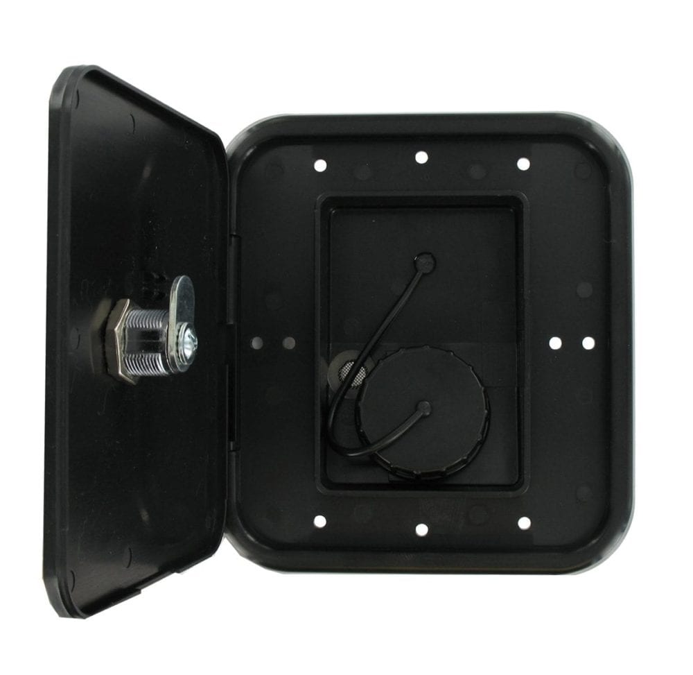 Universal Gravity Inlet Hatch, Black, Bulk - Valterra.com