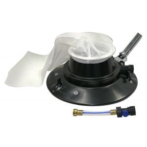 Pro Leaf Bagger, Weighted (3 Lbs, 14 Oz), Urethane Ball Bearing Wheels & Metal Swivel Handle, Boxed
