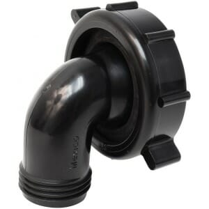 Drain Connector, 90&deg;, 1-1/2″ x 3/4″, Bulk