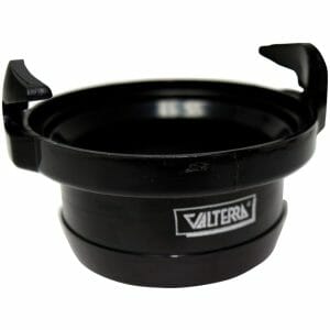 Hose Adapter, 3", Straight, Black, Bulk