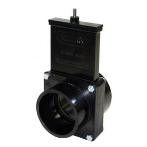Waste Valve, 3" Hub x 3" Spigot, W/ Drilled Stem