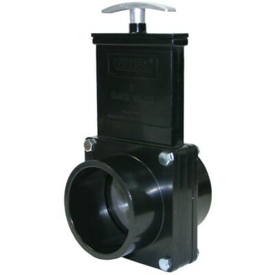 Valterra 7206 ABS Torventil – Schwarz, 2 MPT X Spigot, Push/Pull-Bedienung, Für Flüssigkeiten & Gase