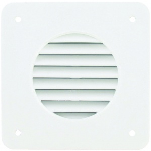 Battery Box Louver, White, Bulk