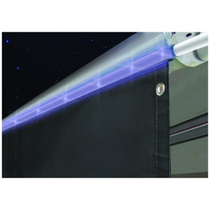 Awning Drape with Solar Rope Lights, 15′, Boxed