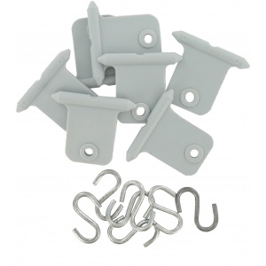 Awning Accessory Hangers, Gray, Carded