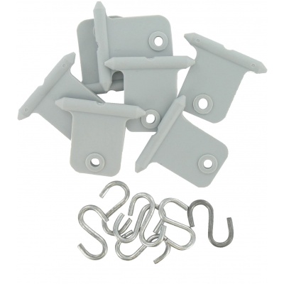 Awning Accessory Hangers, Gray, Carded