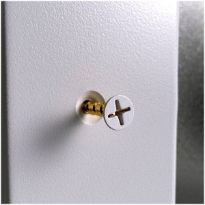 Window Frame Screws, White, 100 per Bag