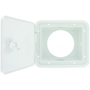 Sewer Hose Hatch, White, Bulk