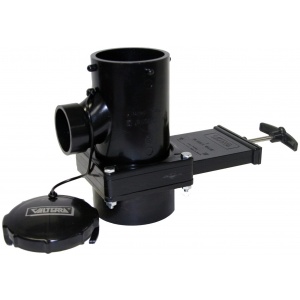 San Tee Rotating Valve, 3″ Hub x 1-1/2″ Hub x 3″ Bayonet Cap