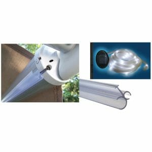 Solar Rope Lights with Traks, 18', Boxed