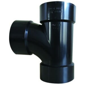 DWV Sanitary Tee, 3" Hub