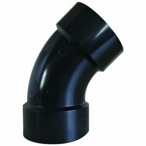DWV 45&deg; Elbow, 1-1/2" Hub