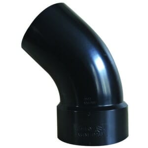 DWV 45&deg; 3" Spigot x Hub
