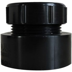 DWV Trap Adapter, Male, 1-1/2" Slip Joint x Hub