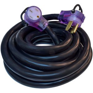 Mighty Cord 50Amp Extension Cord with Handles and LED, 25', Bulk