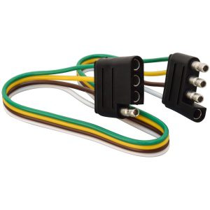 Mighty Cord 4-Way Harness Car-Trailer End, 1', Bulk