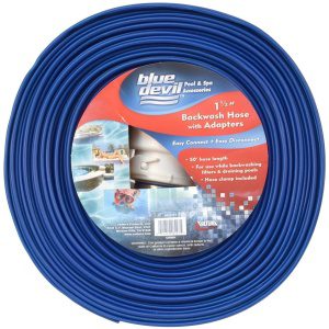Backwash Hose with Adapters, 1-1/2" x 50"