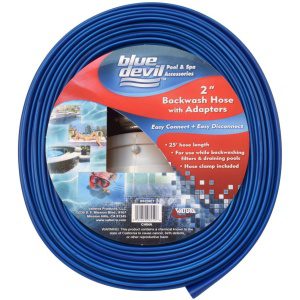 Backwash Hose with Adapters, 2" x 25'