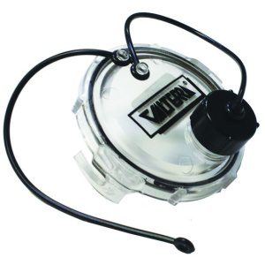 Waste Valve Cap, 3", 3/4" GHT with Cap, Clear, Bulk