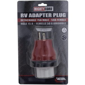 Mighty Cord 15A-50A Detachable Adapter Plug, Carded