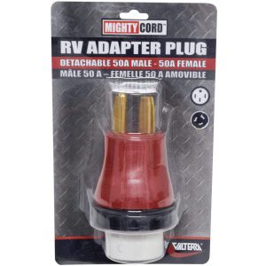 Mighty Cord 50A-50A Detachable Adapter Plug, Carded