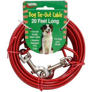 Dog Tie-Out Cable, 20'