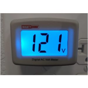 Mighty Cord® Digital AC Voltmeter