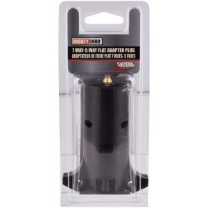 Mighty Cord®  7-Way to 5-Way Flat Adapter Plug, Carded